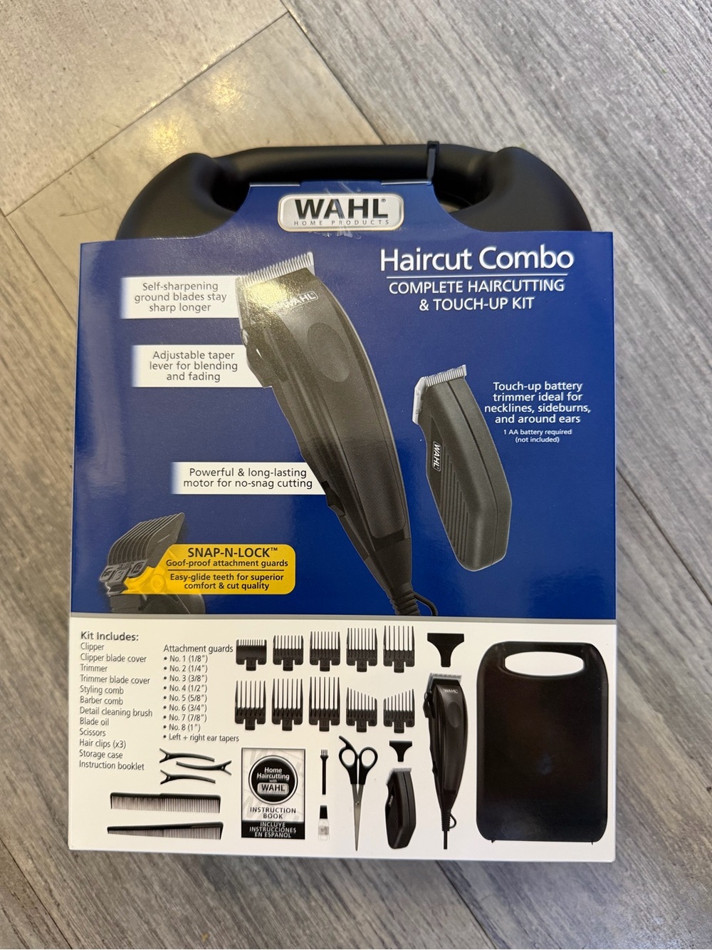 Wahl Haircut Combo Kit - Blue and Black